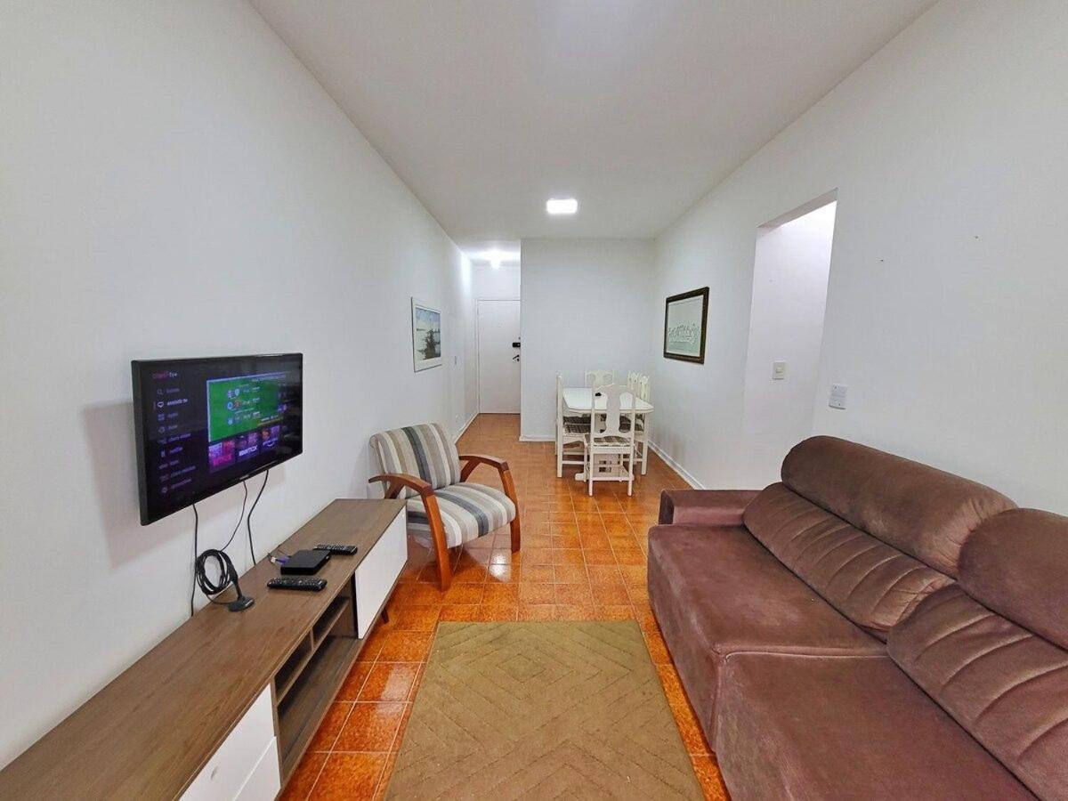 Ap 02 Dorms - Enseada - Com Sacada, Ar-Cond, Wi-Fi, 01 Vaga, Lado Praia Guarujá Exteriör bild